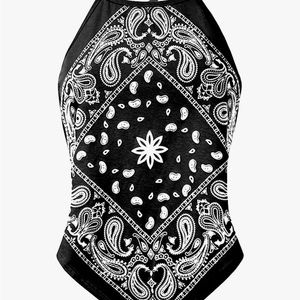 Paisley Halter Shirt